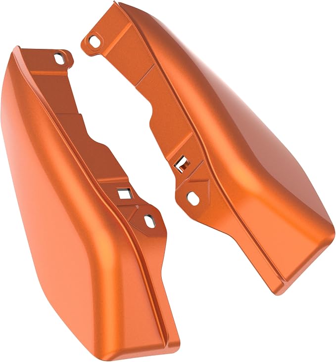 Color - Matched Mid Frame Air Deflectors Heat Shield, Perfectly Fit for Harley Touring Models 2009-2026 Amber Whisky