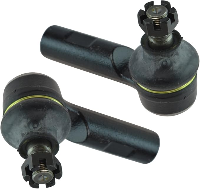 TRQ Front Outer Tie Rod Set 2 Piece Compatible with 2006-2013 Suzuki Grand Vitara 07-13 SX4