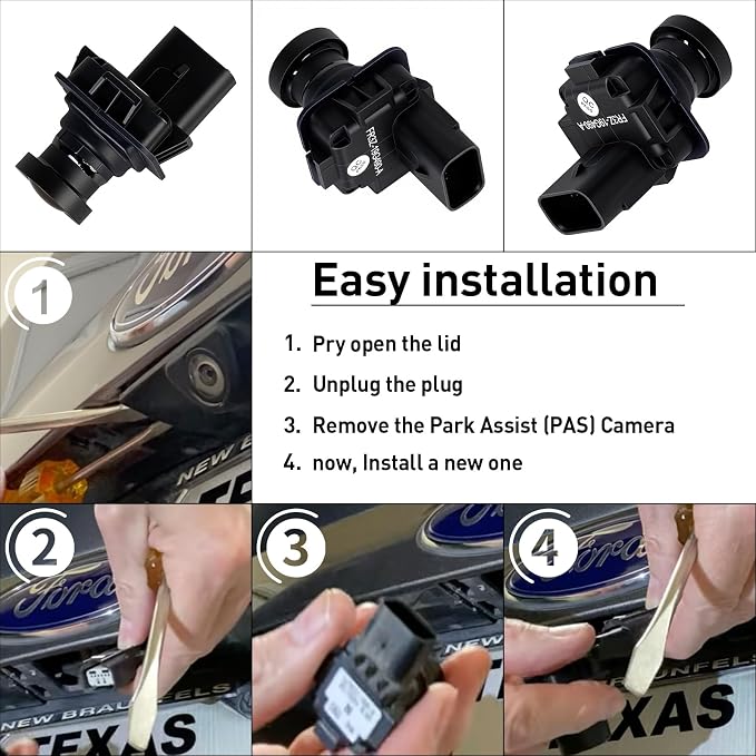 FR3Z19G490A Park Assist PAS Camera Compatible with Ford Mustang | 2015 2016 2017 2018 2019 2020