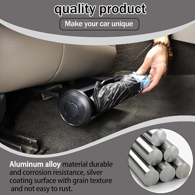 Lcojicep Under Seat Storage Box Organizer Tray Compatible with Hummer H2 2003-2009, Multi-Functional Car Umbrella Bucket, Under-Seat Consoles Organizer Box