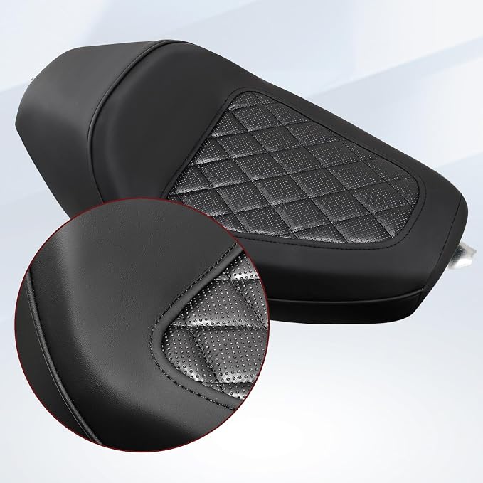 Front Driver Rider Solo Seat for Harley Sportster Iron 883 1200 XL883 XL1200NS Forty-Eight XL1200X 2010-2022