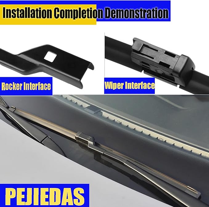 3 Wiper Blades for Audi Q5 2009-2017/SQ5 2014-2017/Q3 2019-2022, OE Genuine Replacement (24″/20″ Front Wiper + 13″ Rear Wiper)
