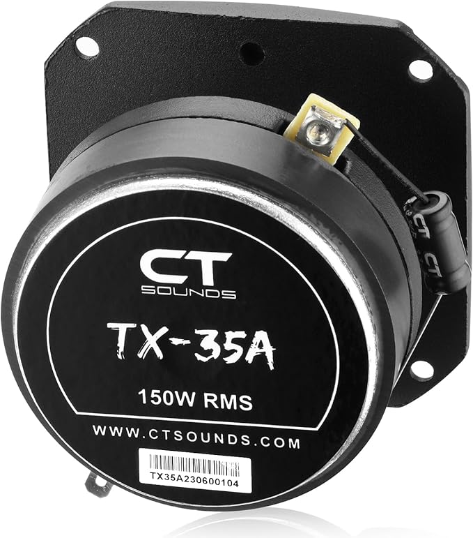 CT Sounds TX-35A 3.5” 600-Watt Titanium Super Tweeters, Pair
