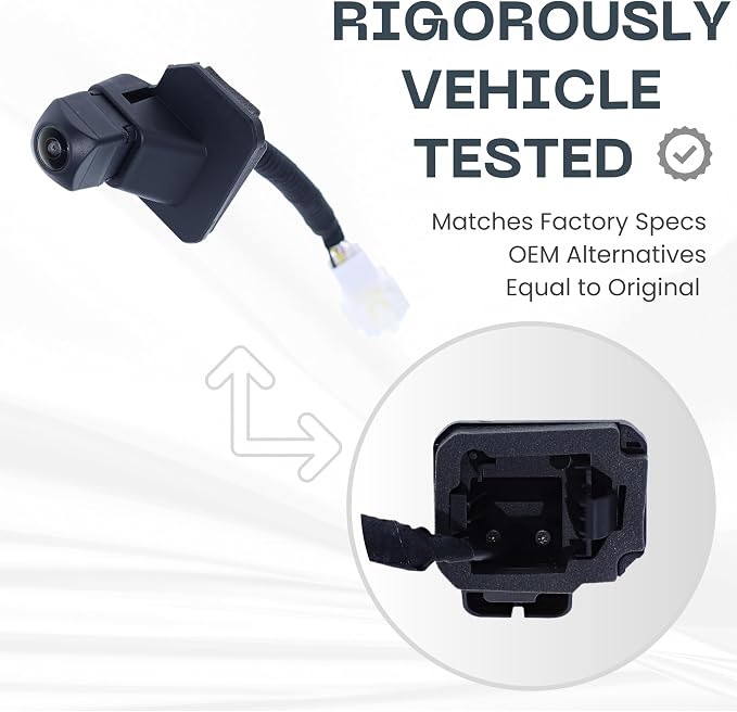 Backup Camera Replaces for 2018 2019 2020 Honda Fit OE Part # 39530T5RA21, 39530T5RA11 (39530-T5R-A21, 39530-T5R-A11)