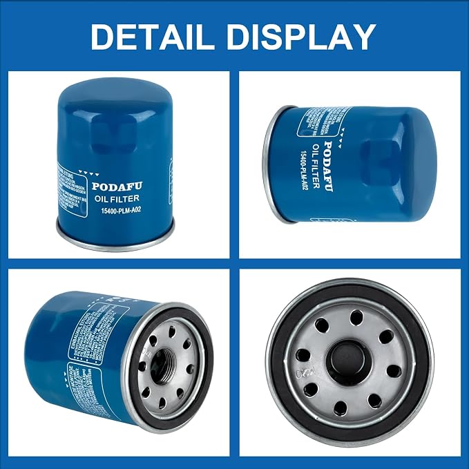 15400-PLM-A02 Oil Filter for Honda Acura TLX RDX Civic Pilot Replaces 15400PLMA02 15400-RTA-003 15400-RTA-002(12PCS)
