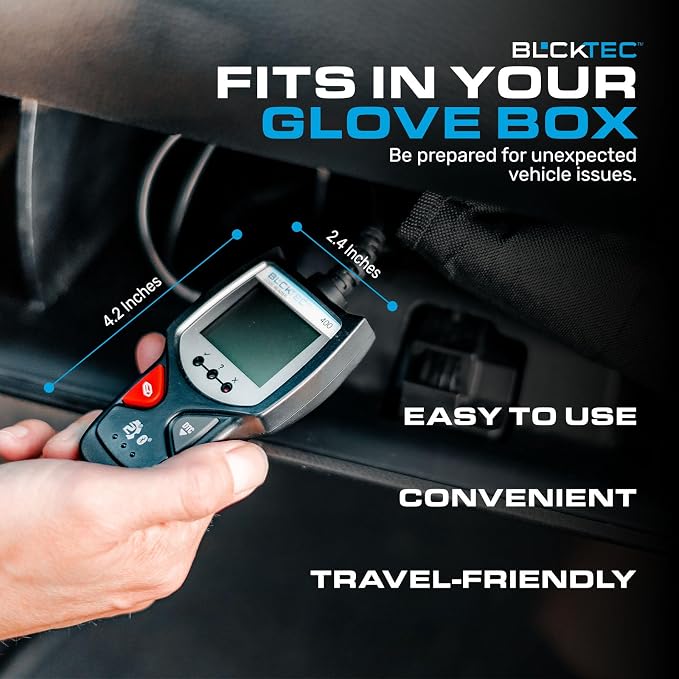 BLCKTEC 400 OBD2 Scanner Diagnostic Tool - Car for All Cars OBDII Compatible Code Reader with Reset Comes Free OBD App On iOS & Android