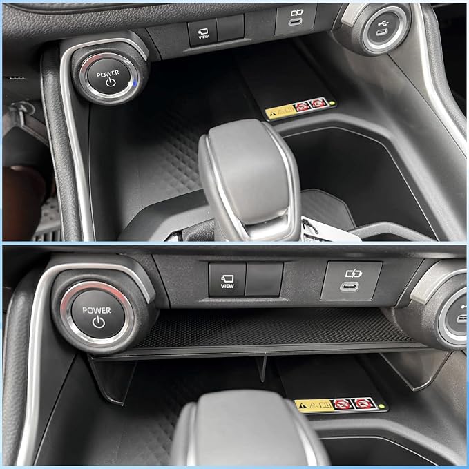 3Pcs Center Console Organizer for 2024-2026 Toyota Grand Highlander | Fits Hybrid LE/XLE/Ltd/Platinum, Dashboard Tray, Console Storage & Anti-slip Mat Protector (Non-Charging)