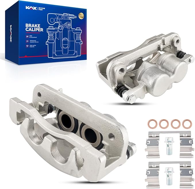 KAX Disc Brake Caliper Assembly Fit for Silverado 1500/Sierra 1500 2008-2018, Tahoe/Yukon/Escalade 2008-2020, Suburban/Yukon XL 2015-2020, Suburban 1500 2008-2014, XTS 2013-2019, Front Side