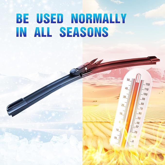 5 PLUS® Windshield Wipers Replacement for GMC Acadia 2016-2013,Silicone Water Repellent Wiper Blades-24"/21"/11"(Set of 3), OEM Fit, All-Season, Easy Installation