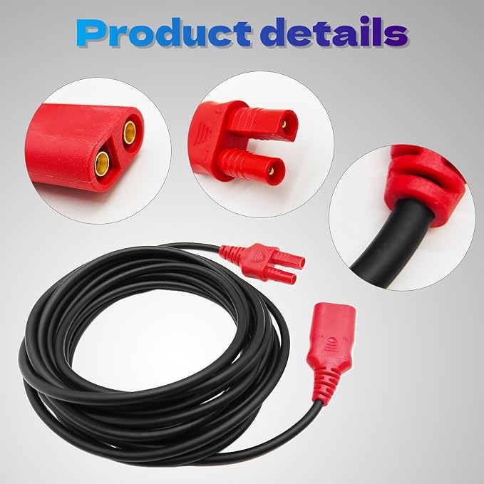 Muyesm 20FT Extension Cable Power Circuit Probe Kit Compatible with Power Probe 3/3S/3Ez Power Circuit Probe Tool Accessories PPTK0027 and PPTK0025 (20FT Without Alligator Clip)