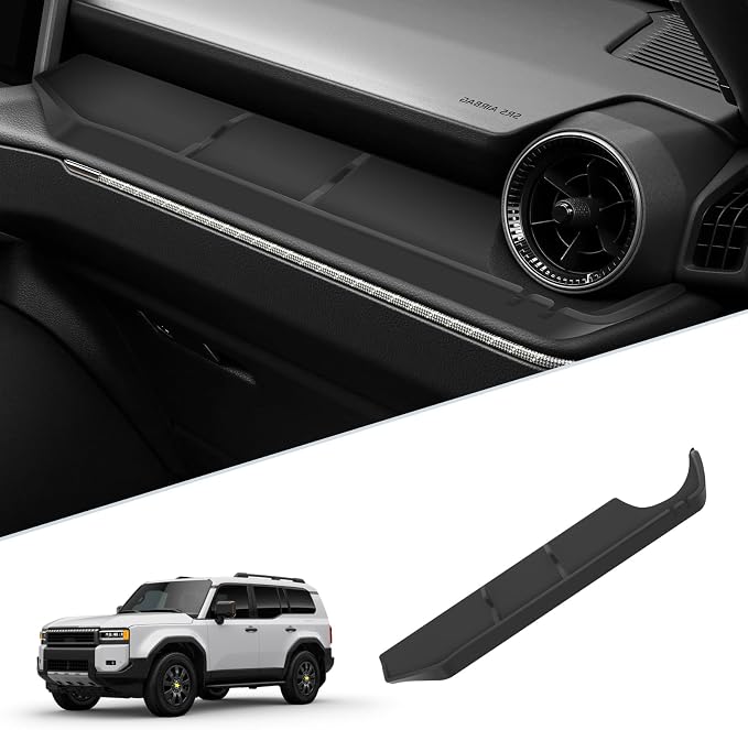 SKTU for 2024 2025 2026 2027 Toyota Land Cruiser Center Console Organizer for 2024-2027 Toyota Land Cruiser Co-Pilot Console Tray 2024 2025 2026 2027 Land Cruiser Accessories Land Cruiser Tray