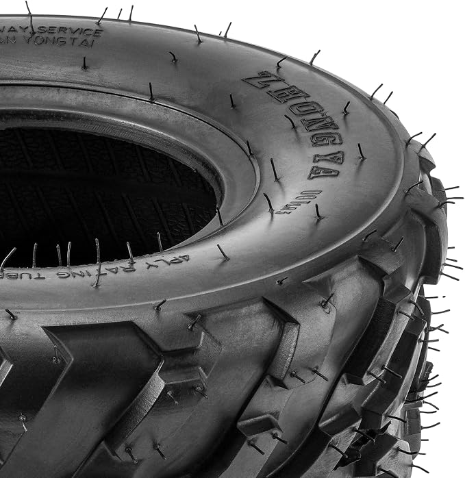 16x8-7 ATV Tires, 16x8-7 All Terrain Tires 4 PR, for Mud, Sand, and Off-Road Trails, 2 Pack Tubeless, Z-113