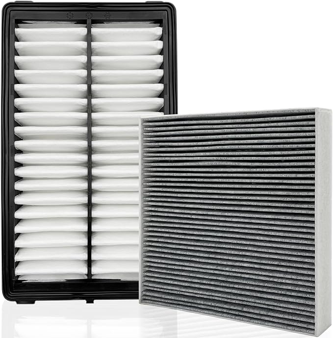 Not for hybrid, Cabin and Engine Air Filter Fits for 2022-2025 2026 Tucson, Santa Cruz, 2021-2026 Santa Fe, K5, 2020-2026 Sonata, 2023-2026 Sportage, Fits 97133-L0000, 28113-L1000, CF12820, CA12816