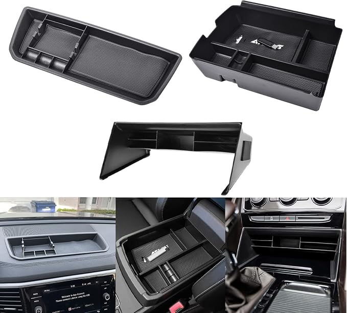 EDBETOS Center Console and Dashboard Storage Box Organizer Compatible with Atlas Accessories Cross Sport 2018-2022 2023