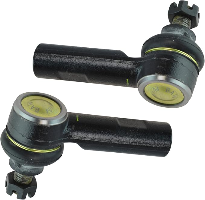 TRQ Front Outer Tie Rod Set 2 Piece Compatible with 2006-2013 Suzuki Grand Vitara 07-13 SX4