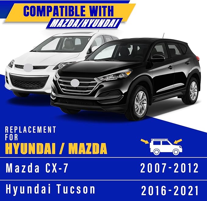 3 wipers Replacement for 2007-2012 Mazda CX-7/2016-2020 2021 Hyundai Tucson, Windshield Wiper Blades Original Equipment Replacement - 26"/16"/14" (Set of 3) U/J HOOK