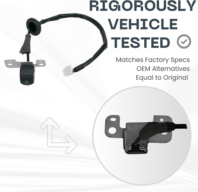 Backup Camera Replaces for 2012-2015 Mazda CX-9 OE Part # TK21-67-RC0C, TK21-67-RC0, TK21-67-RC0A, TK21-67-RC0B