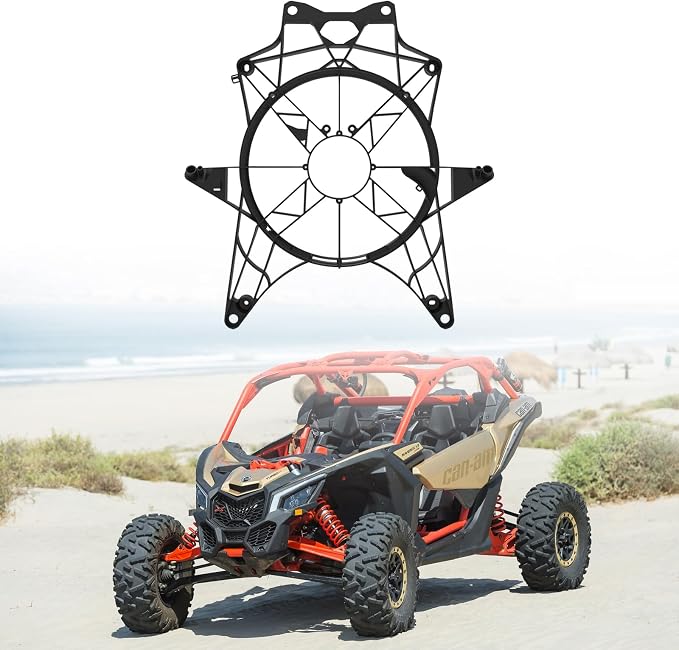 HAKA TOUGH Fan Cover for Can Am Maverick X3 2017-2023, Replacement of OEM Part 709200588, Cooling Radiator Shroud Fan Cover for Can Am Maverick X3 Max Accessories