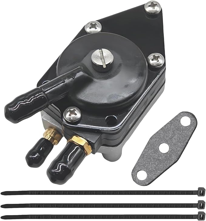 438559 Fuel Pump with Gasket for Johnson Evinrude 25 35 50 65 70 75 85 88 90 100 105 115 135 140 HP Outboard Engines 765591 388555 433390 18-7207