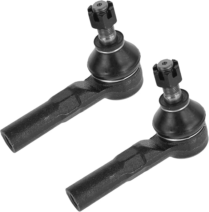 TRQ Outer Driver and Passenger Side Tie Rod Set 2 Piece Compatible with 1991-1998 Toyota Tercel 1992-1998 Toyota Paseo 2000-2005 MR2 Spyder