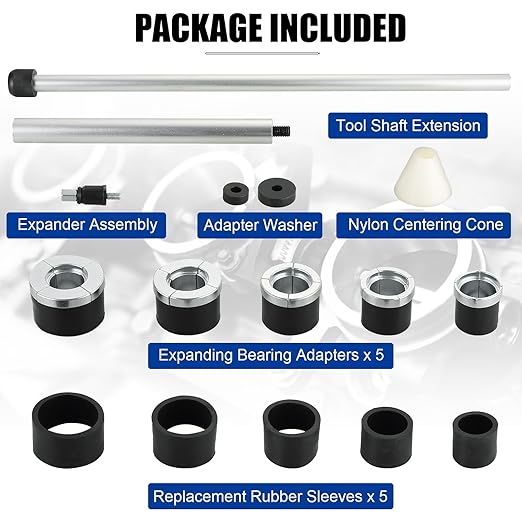 NYXOVA Cam Bearing Removal and Installation Tool Set, Camshaft Bearing Ranging from 1-1/8" to 2-2/3" for Most Domestic and Import Vehicle Trucks, Bearing Installation Tool