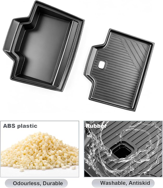 SKTU for 2026 Mazda CX-5 Wireless Charging Hidden Storage Box for 2026+ Mazda CX-5 Wireless Charging Storage Box Mazda CX5 2026 Accessories Hidden Storage Box-Durable