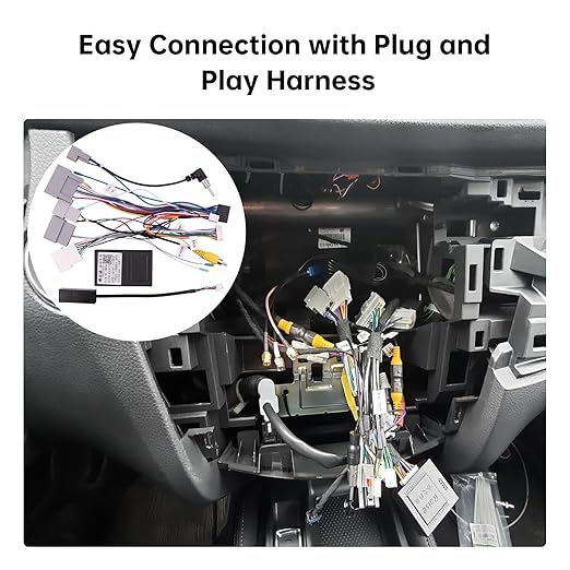 16PIN Car Radio Wire Harness with Canbus Adapter for for Honda CRV 2.4L 2013-2014, CRV MK4 2012-2014 Support SWC, Factory Backup Camera for Aftermarket Android Stereo Head Unit