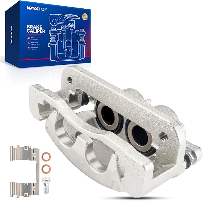 KAX Disc Brake Caliper Assembly Fit for Silverado 1500/Sierra 1500 2008-2018, Tahoe/Yukon 2008-2020, Suburban 2015-2020, Suburban 1500 2008-2014, Escalade 2008-2020, Front Left or Front Right Side