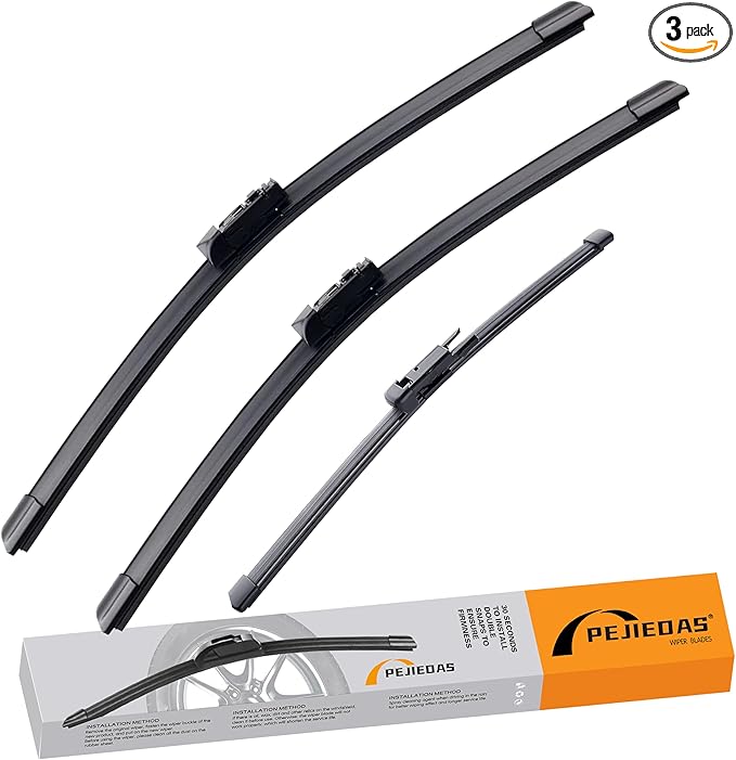 24"+20" Front Wiper Blade + 15" Rear Wiper Blade Set for Land Rover Range Rover 2017-2023 OE Genuine Quality/Original Style (Pack of 3)