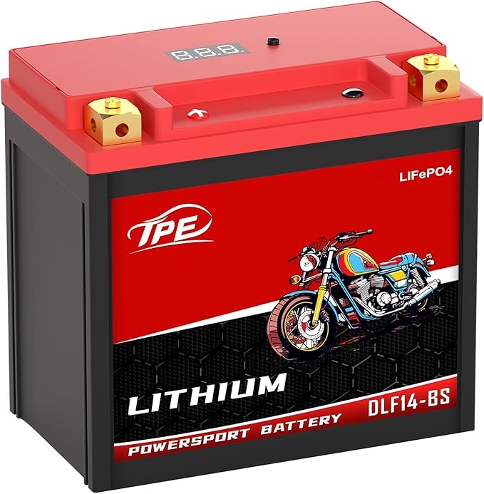 YTX14 12.8V 8Ah Lithium Battery – Lightweight, Fast Charging, Reliable Start, Fits Motorcycle, ATV, UTV, Jet Ski