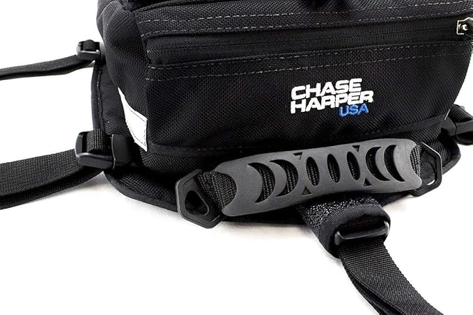 Chase Harper USA 750MMBC Strap Mount Tank Bag, Water-Resistant, Tear-Resistant, Industrial Grade Ballistic Nylon with Anti-Scratch Rubberized Polymer Bottom