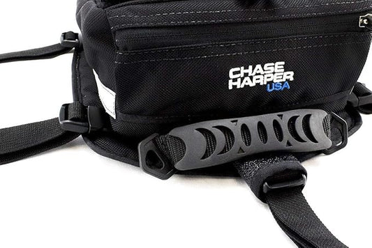Chase Harper USA 750MMBC Strap Mount Tank Bag, Water-Resistant, Tear-Resistant, Industrial Grade Ballistic Nylon with Anti-Scratch Rubberized Polymer Bottom