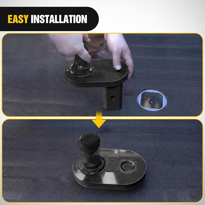 Nilight Gooseneck Ball Extender - GNXA4085, 4" Offset Ball Compatible with B&W Trailer Hitches Turnoverball Heavy Duty 2-5/16 Inch Ball 20000 lbs GTW 5000 lbs VTW
