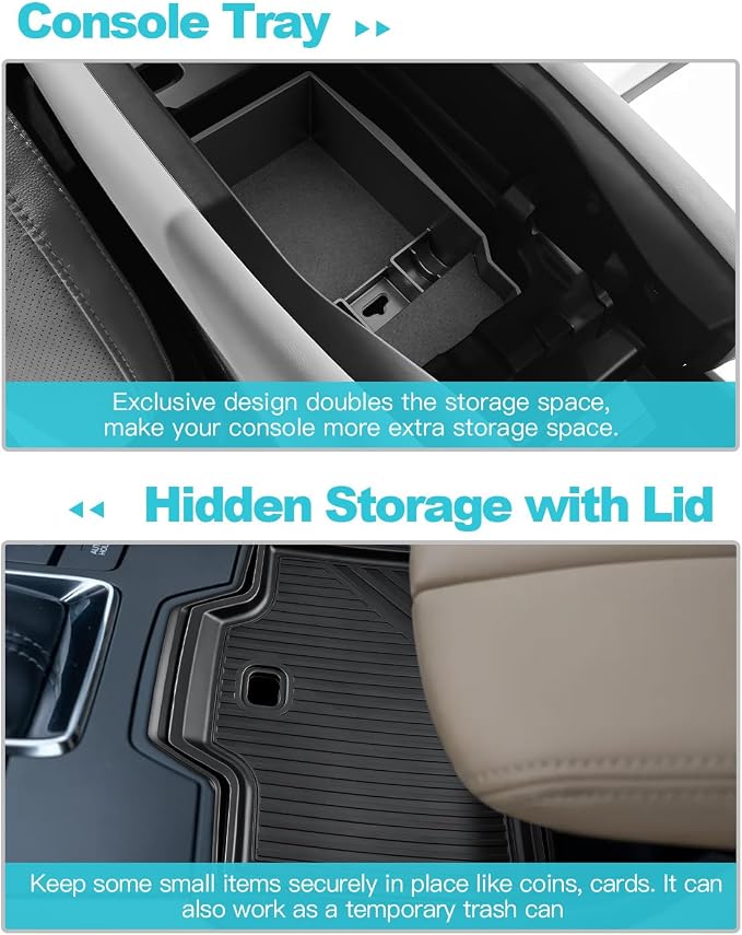 CDEFG 2Pcs for 2026 Mazda CX5 Center Console Organizer Tray