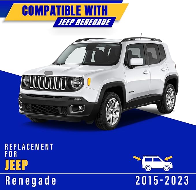 3 wipers Replacement for 2015-2020 2021 2022 2023 jeep renegade, Windshield Wiper Blades Original Equipment Replacement - 22"/20"/11" (Set of 3) Top Lock