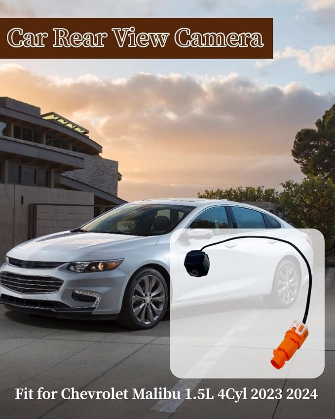 42861580 Backup Rear View Camera 84543080 Fit for Chevy Malibu 1.5L 2023 2024 4Cyl Reverse Parking Assist Installation Monitor Systems