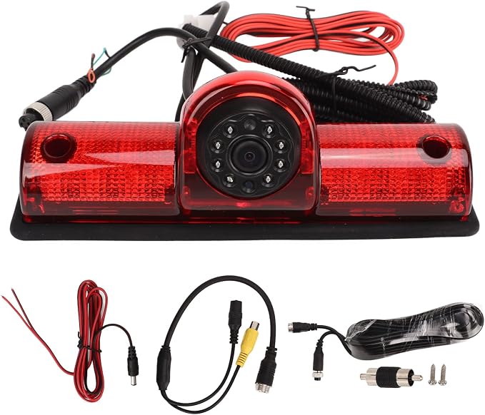 Upgrade Your Vehicle with a Car Brake Light Camera - Tail Mount Backup Parking Reversing Stop Lamp Camera - DC12V - Universally Fit for Vehicles - Provide Rear View Assistance