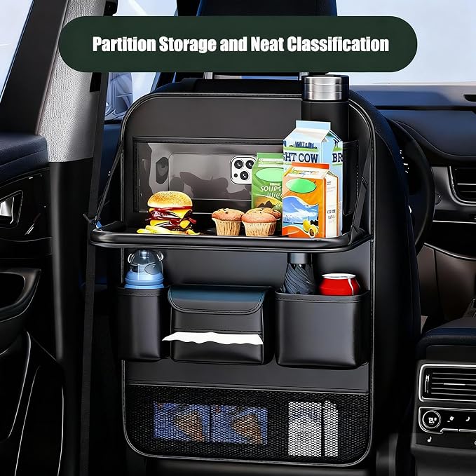 1 Pack - Car Organizer, Back Seat Car Organizer, Back Seat Organizer, Seat Back Organizer.(Black)
