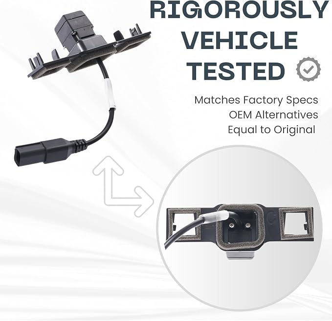 Backup Camera Compatible with 2015-2017 Toyota Camry/Camry Hybrid OE Part # 86790-06150, 86790-06040