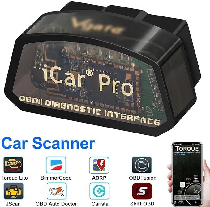 iCar Pro Mini OBD2 Bluetooth Scanner for iOS/Android OBD Adapter Car Diagnostic Code Reader Scan Tools