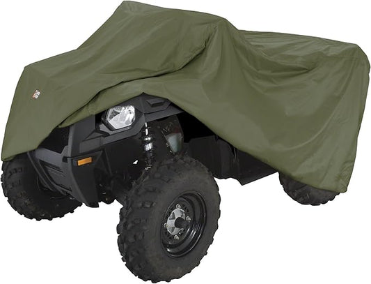 Classic Accessories QuadGear ATV Storage Cover, Fits ATVs 84" L x 48" W x 50" H, X-Large, Olive Drab