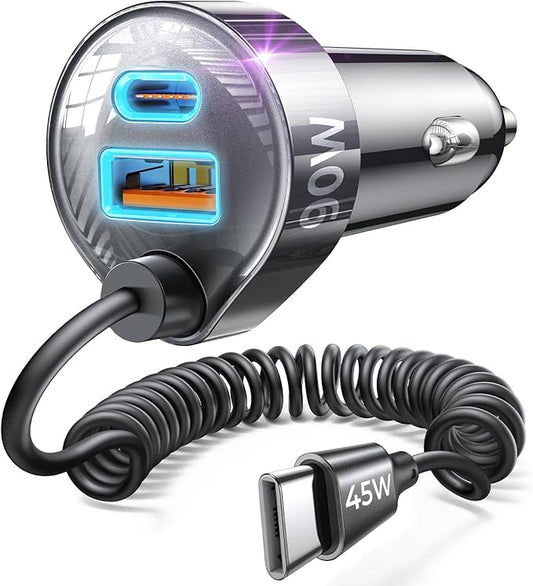 LISEN 90W for iPhone 17 16 15 Pro Max Car Charger USB C Fast Charge,Super Fast for iPhone 15 16 17 Pro Car Charger USB C Adapter for iPhone 17e 16 15 Pro Max Plus Air,Samsung Galaxy S26 Ultra, Android