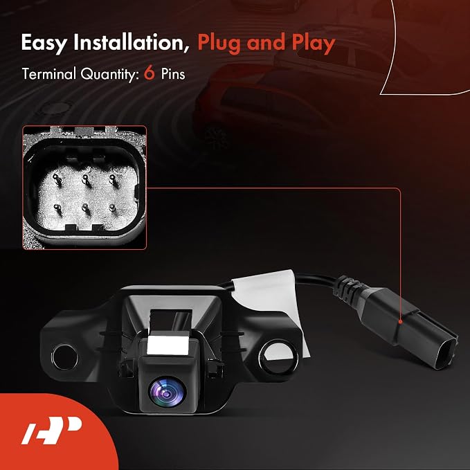A-Premium Rear View Backup Camera Compatible with Lexus | Parking Camera for 2016 IS200t, 2015 IS250, 2016-2019 IS300, 2015-2019 IS350 - Replace# 8679053040
