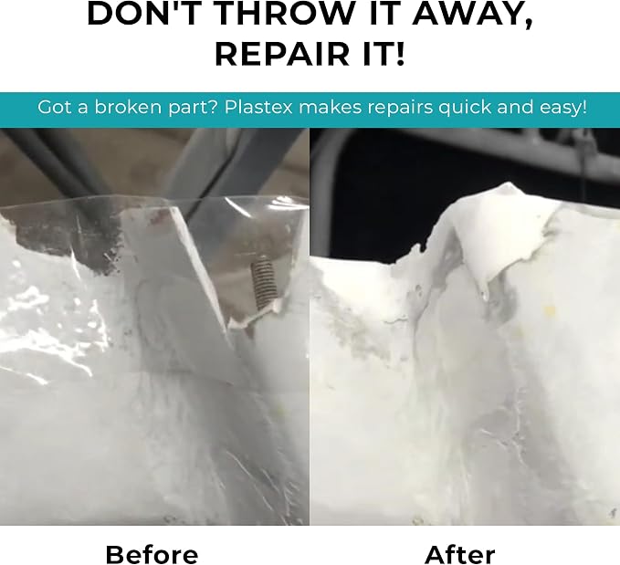Plastex Plastic Repair Kits - Easily Glue, Remake or Repair Broken Plastic, Fiberglass, Wood & More! Mini Master Kit