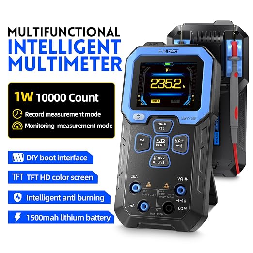 10MHz Oscilloscope and 9999 Counts Multimeter