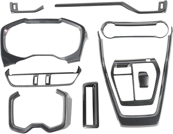 Interior Trim for Toyota RAV4 2019-2025 Carbon Fiber Gear Shift Panel Cover Kit