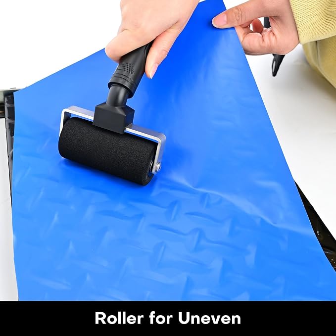 NEWISHTOOL Vinyl Wrap Tool Kit Tint Tools with Sponge Seam Roller, Window Scraper, Felt Squeegee, Magnet Holders, Gloves and Micro Tucking Tool