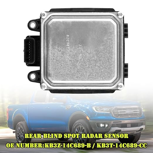 Topteng Rear Blind Spot Radar Sensor KB3Z-14C689-B for Ford Ranger 2019-2020, for Ford Transit-150/Transit-250/Transit-350/Transit-350 HD 2019-2022 KB3T-14C689-CC
