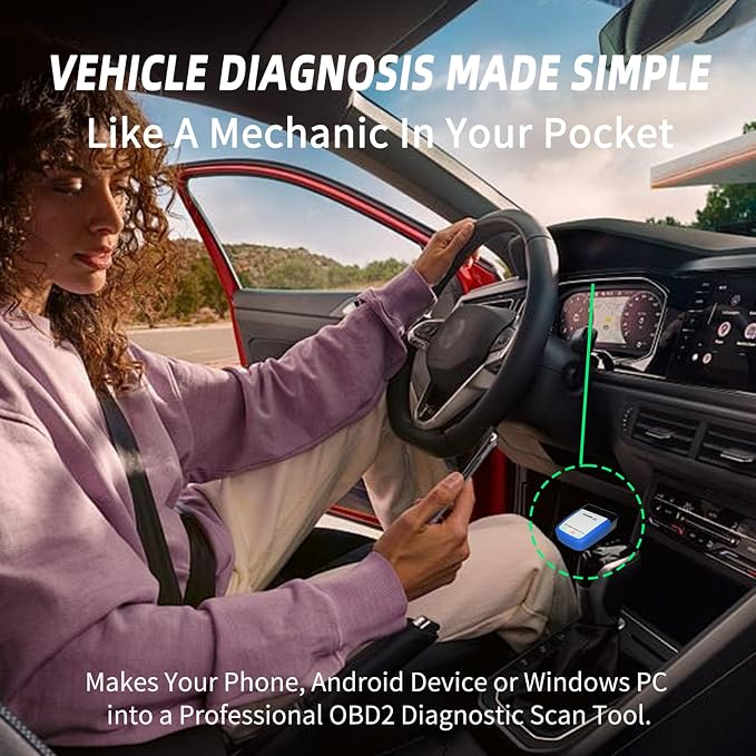 VGATE vLinker BM BT3.0 Bluetooth OBD2 Scanner for Car Diagnostic Scan Tool, Check Engine Light Code Reader, Wireless OBD2 Scanner Auto Diagnostic Scan Tool for Android & Windows (Not iOS)