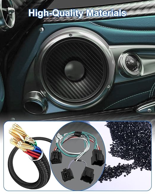 Harness Adapter Kit with ANC Defeat Fit for Chevrolet Silverado Colorado Camaro GMC Sierra C7 Corvette 2014-2024, Fit for GM Vehicles Select with Stereo